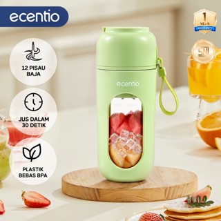 ecentio Juicer Mini portable Blender 12 mata pisau Pembuat Jus Juicer Chopper kecil kapsul buah tanpa ampas