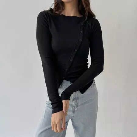 ATASAN WANITA KNIT CROP TOP MARCH TOP BAHAN KNIT RIB KOREAN STYLE