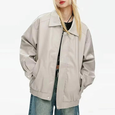 • Jacket Leather Woman Terbaru Jaket Kulit Wanita