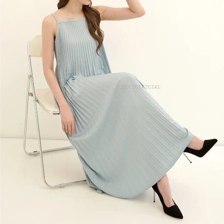 Inner Dress Plisket Mayung / Dress Polos Plisket / Inner Plisket / Dress Mayung / Dress Plisket / Inner Pleated Dress