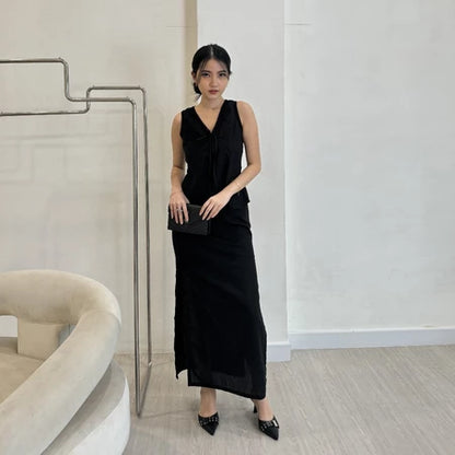 POTTIE - Renne One Set / Set Wanita / Top / Skirt / One Set Rok / Fashion Wanita