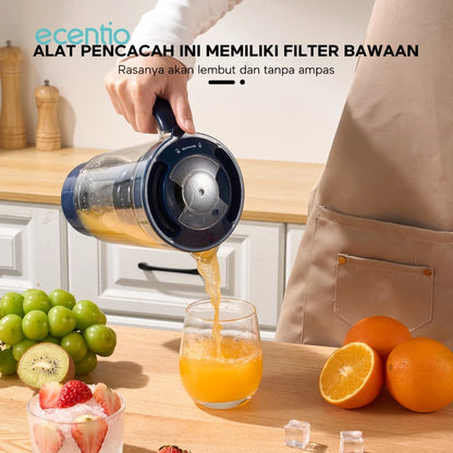 ecentio 5 In 1 Chopper Blender 1000ml+500ml+500ml+300ml juicer blender Bumbu Alat 304 stainless steel Penggiling daging Food