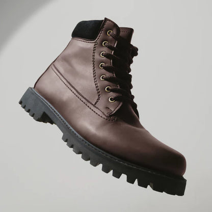 TRAGEN Footwear - Hoffman Dark Brown Sepatu Boots Pria Casual