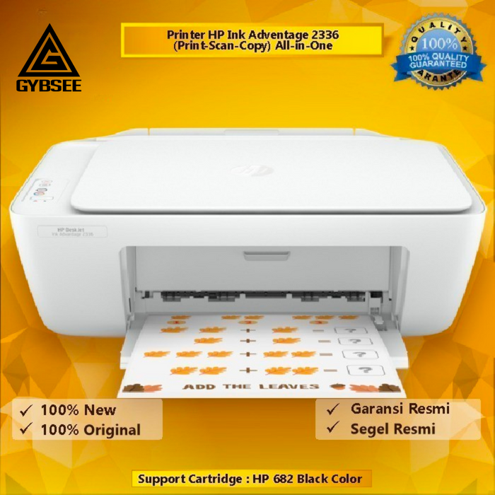 Printer HP Deskjet Ink Advantage 2336 2335 2337 NEW ORI RESMI Print Scan Copy A4 Cetak Max F4 Usb Penerus 2135, Hp 2775 2776