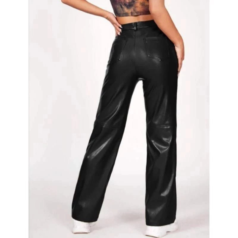 • Pants Leather Limited edition Terbaru Celana Kulot