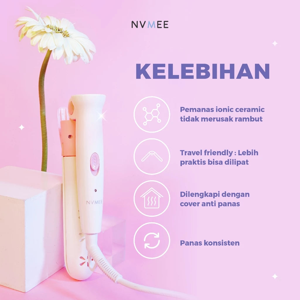 Catokan Pelurus Pengeriting Scorpio Hair Styler Bisa Dilipat