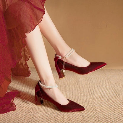 PINKEY P356 High Heels wanita Sepatu Sepatu Pesta wanita 6cm shoes Sepatu hak tinggi wanita