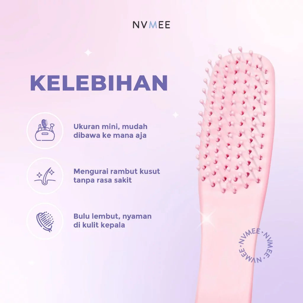 NVMEE - Hair Comb Mini Size Sisir Mini Travel Size