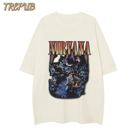 TREPUB.T-shirt Oversize TRE 89 Baju Kaos Korean Style | Pria Wanita /220