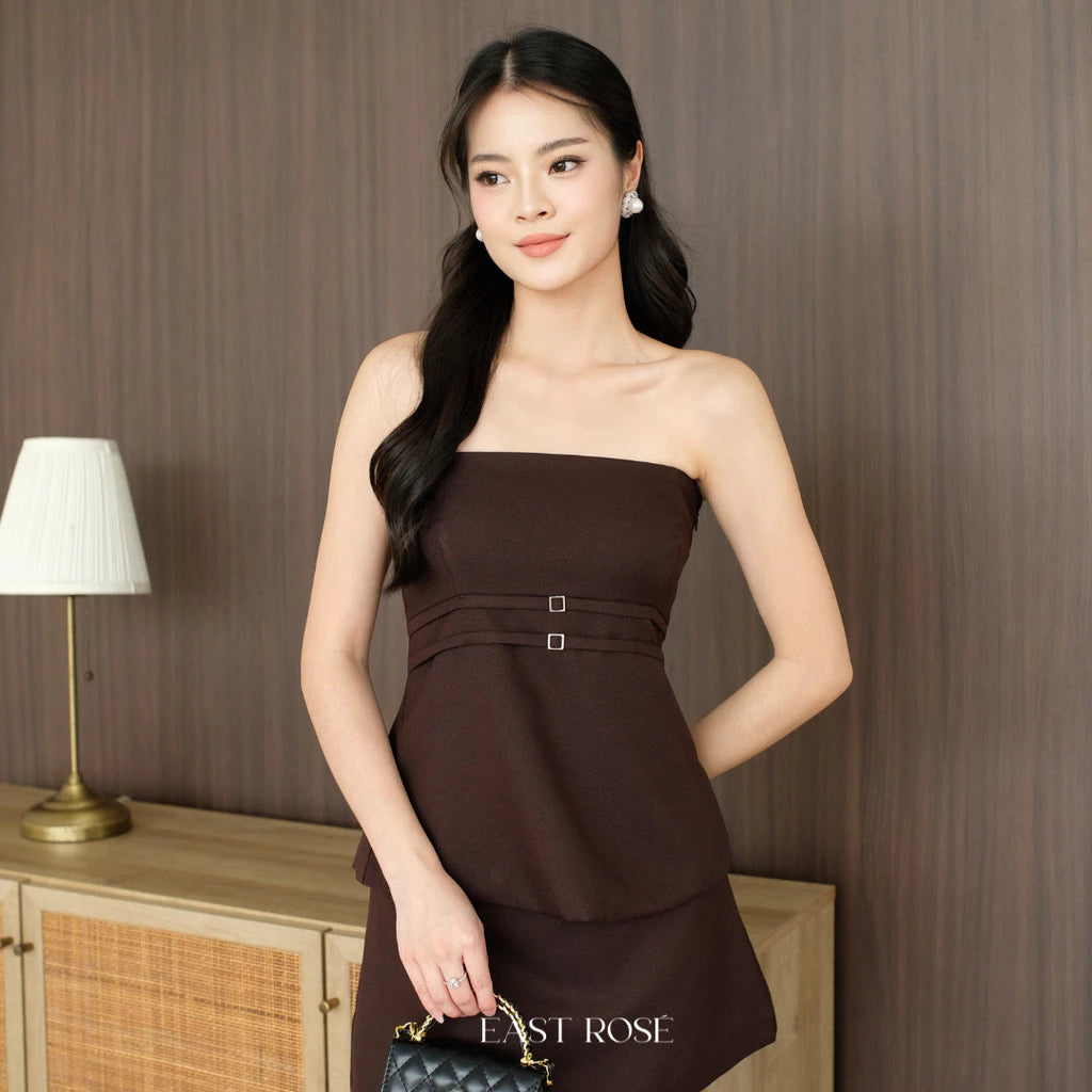 [EastRose] Olivia Tube Top | Atasan Wanita | Blouse Wanita | Blus | Top Wanita | Atasan Casual