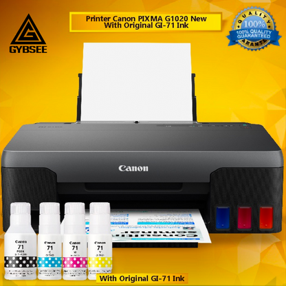 Printer Inkjet Canon PIXMA G1020 / G1010 / G1730 InkTank system New Original Resmi Penerus G1000 Ink Tank GI-790 790 Infus Pabrik Prin