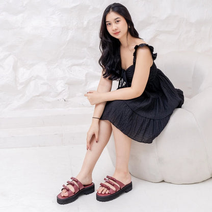 [GURLBUCKET] Basic Sandal Coquette Edition Vol 3 / Roi Ribbon Flat / Duma Flat Sandal / Gulma Flat Sandal / Sandal Flat "Sandal Wanita"