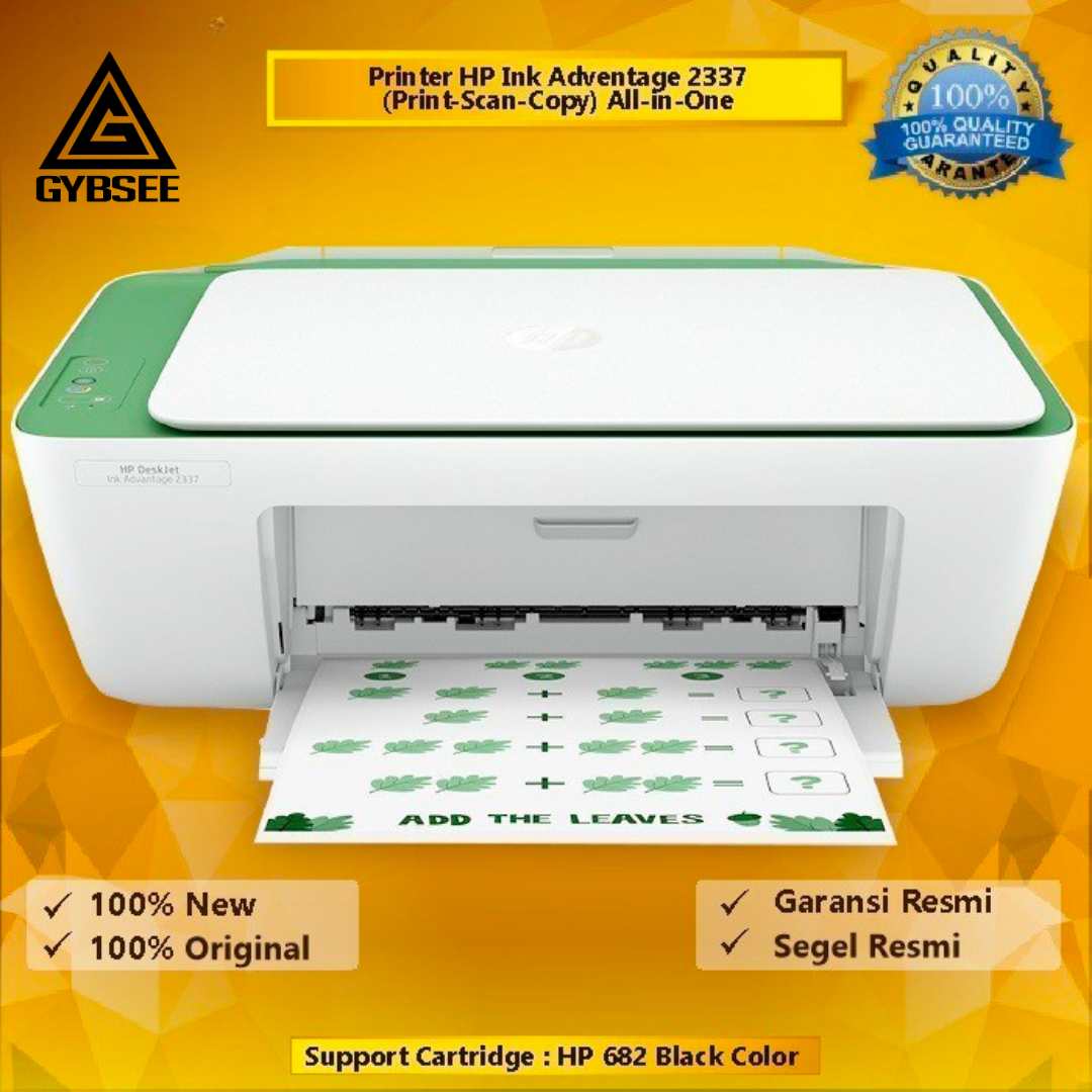 Printer HP Deskjet Ink Advantage 2336 2335 2337 NEW ORI RESMI Print Scan Copy A4 Cetak Max F4 Usb Penerus 2135, Hp 2775 2776