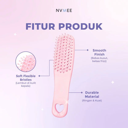 NVMEE - Hair Comb Mini Size Sisir Mini Travel Size
