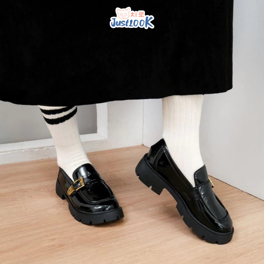 JustLook Boyoung Sepatu Mary Janes Sepatu Docmart Sneakers Wanita Sneakers Shoes Fashion Korea
