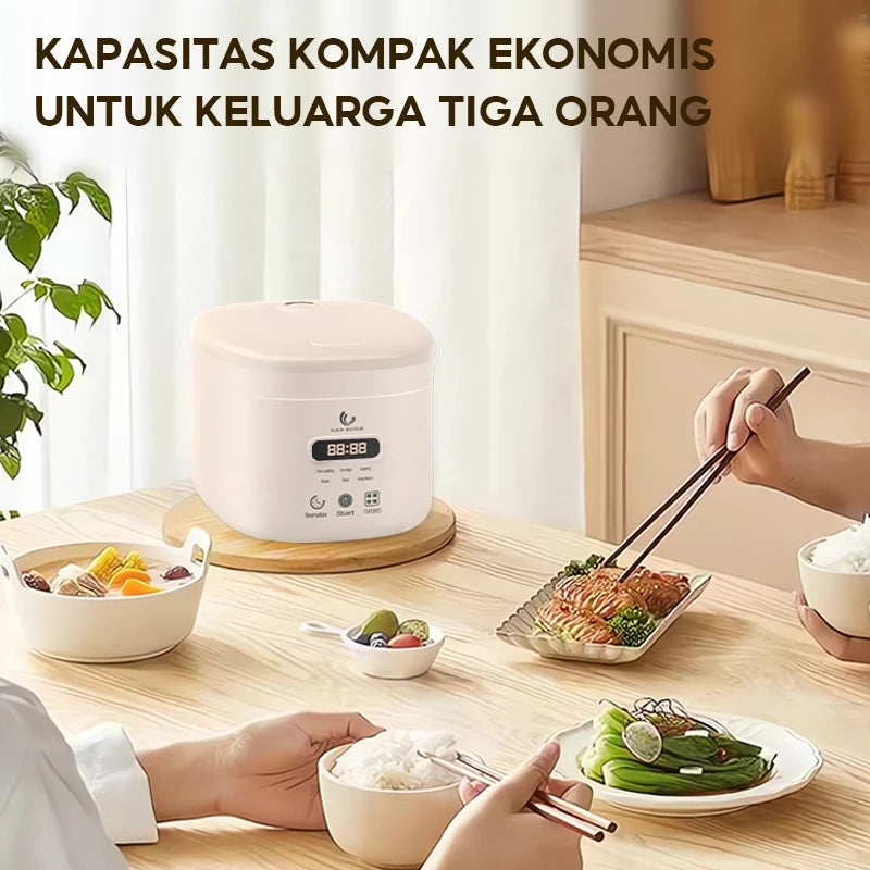 HAN RIVER Rice Cooker 1.2L Magic Com Smart cooker Penanak nasi HRRC02WT