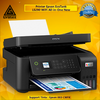 Printer Epson EcoTank L5290 WiFi All-in-One (Print - Scan - Copy - Fax) With ADF New, Pengganti Epson L5190