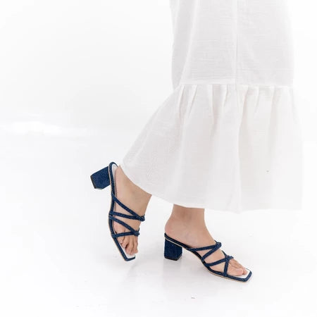 [GURLBUCKET] Basic Sandal Jeans Edition Vol 2 / Sandal Tinggi " Sandal Wanita "