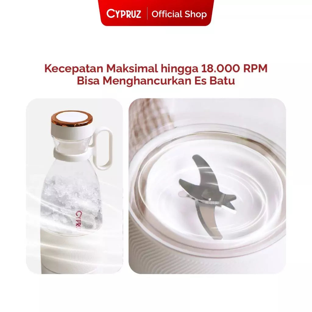 Cypruz USB Blender Portable dan Indicator Low Watt