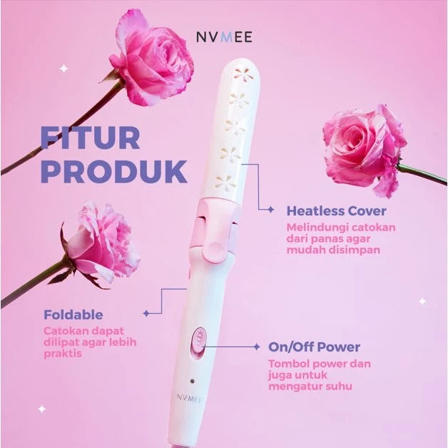 Catokan Pelurus Pengeriting Scorpio Hair Styler Bisa Dilipat