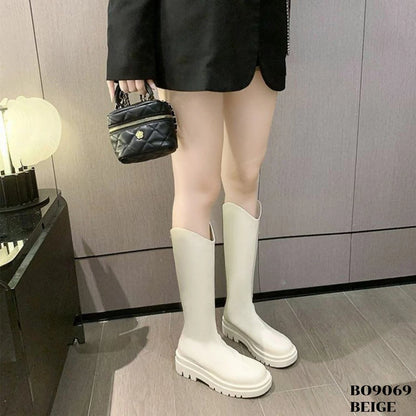 WYN Sepatu Long Boots Flat Korea BO9069