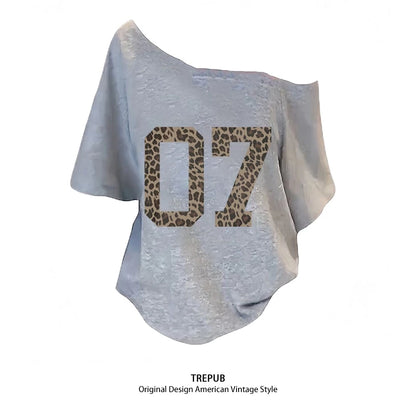 TREPUB.T-shirt Oversize leopard print 07 Baju Kaos Korean Style | Pria Wanita /381