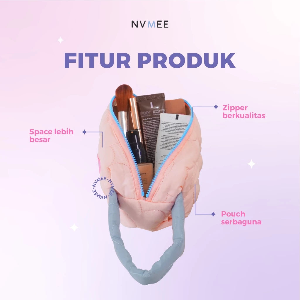 NVMEE - Korean Pouch Pillow Untuk Tempat Make Up Aksesoris