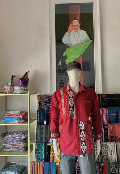 Kemeja Tais Lengan Panjan untuk Pria