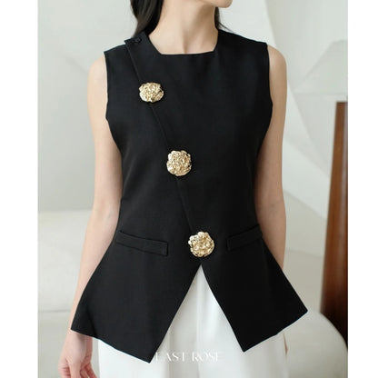 [EastRose] Dune Top | Top Wanita | Atasan Wanita | Pakaian Wanita Vest | Blus | Blouse