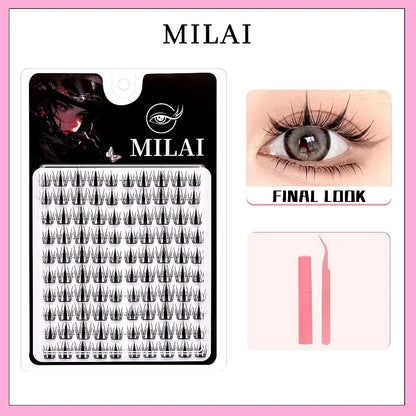 MILAI Bulu Mata C24 Anime Look - Bulumata Palsu Reuseable 10 Pasang