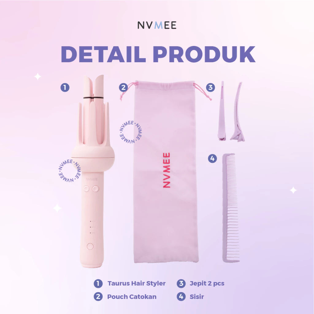NVMEE - Taurus Hair Styler 2.0 | Catokan Keriting Otomatis