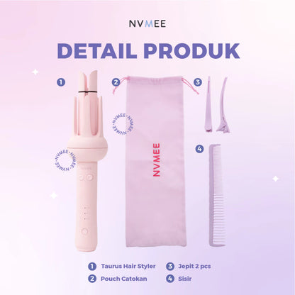 NVMEE - Taurus Hair Styler 2.0 | Catokan Keriting Otomatis