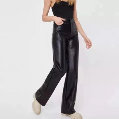 • Pants Leather Limited edition Terbaru Celana Kulot