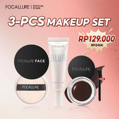 [Hot Bundle]FOCALLURE Makeup Set 3/5/7PCS Bundle Lip tint Eyeshadow Foundation Eyeliner Blush Powder Mascara