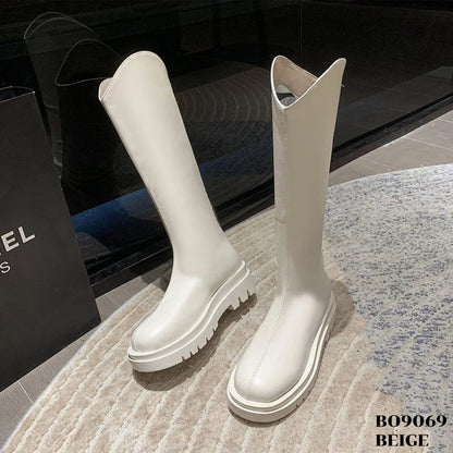 WYN Sepatu Long Boots Flat Korea BO9069