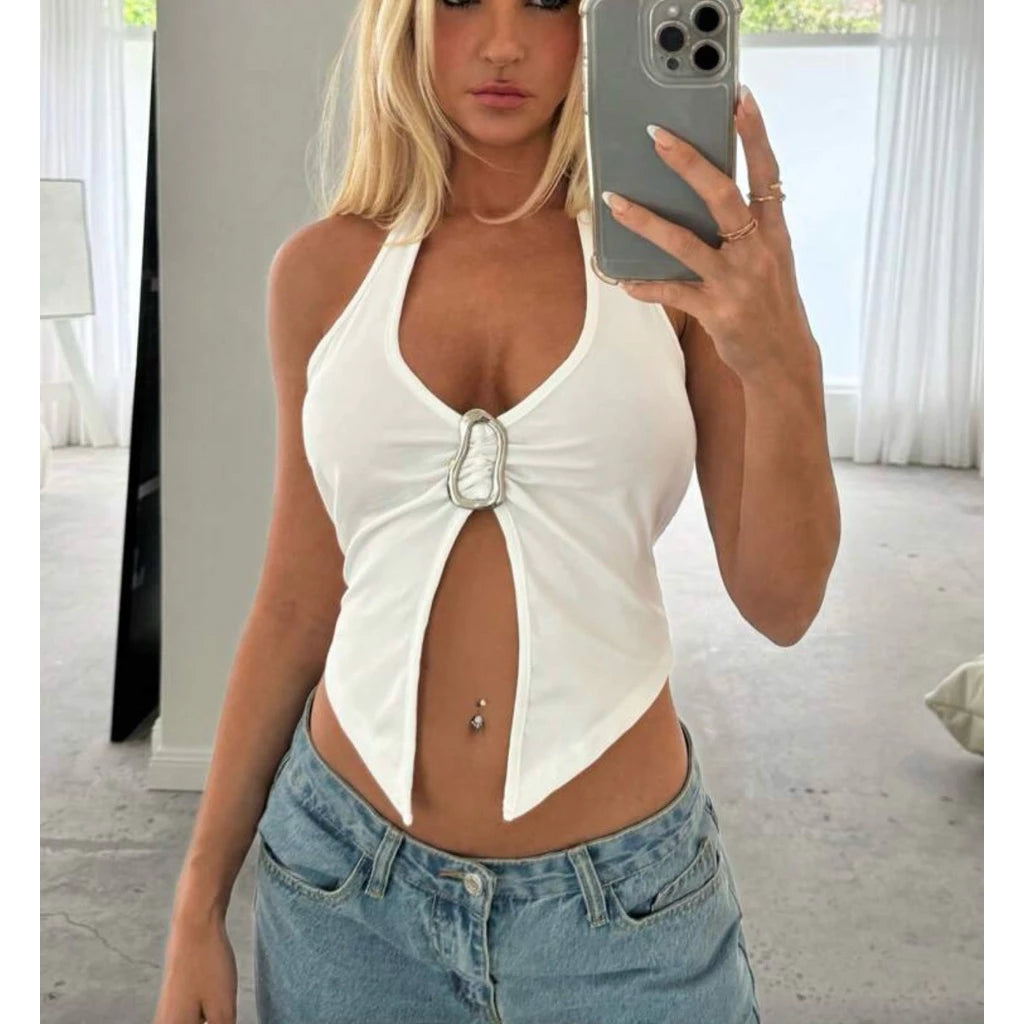 divesminis- Bonita top croptop atasan wanita tanktop crop