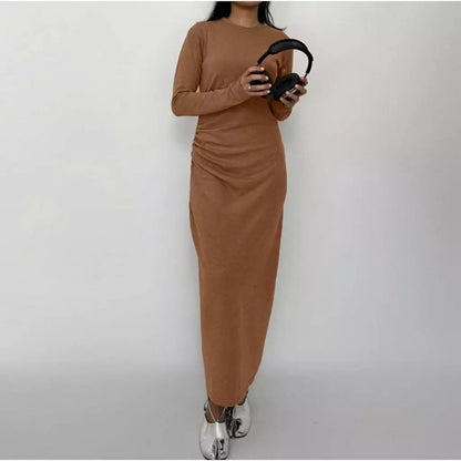 Givina Dress Knit Wanita Woman Knit Long Dress | ORINA DRESS KNIT IBU HAMIL