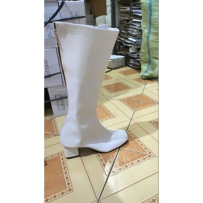 sepatu boot heal 5 cm tinggi selutut fashion wanita harga fromo!!