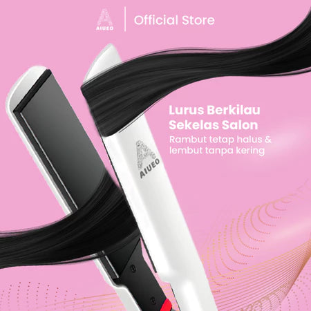 AIUEO Catokan Rambut 957 Celeb 1 • Catok Rambut Recommended Plat Besar Untuk Rambut Ikal Membandel Teknologi