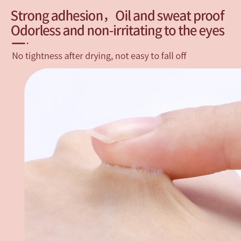 MLEN DIARY Lem Bulu Mata 5ml Untuk Bulu Mata Palsu Lem Bulu Mata Tahan Super Kuat Lateks Cocok Untuk Mata Sensitif Tahan Air
