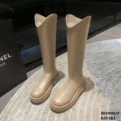 WYN Sepatu Long Boots Flat Korea BO9069