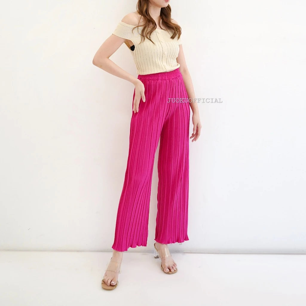 Celana Kulot Plisket BB Wavy / Kulot BB / Pleated Cullote Pants / Pleated Pants