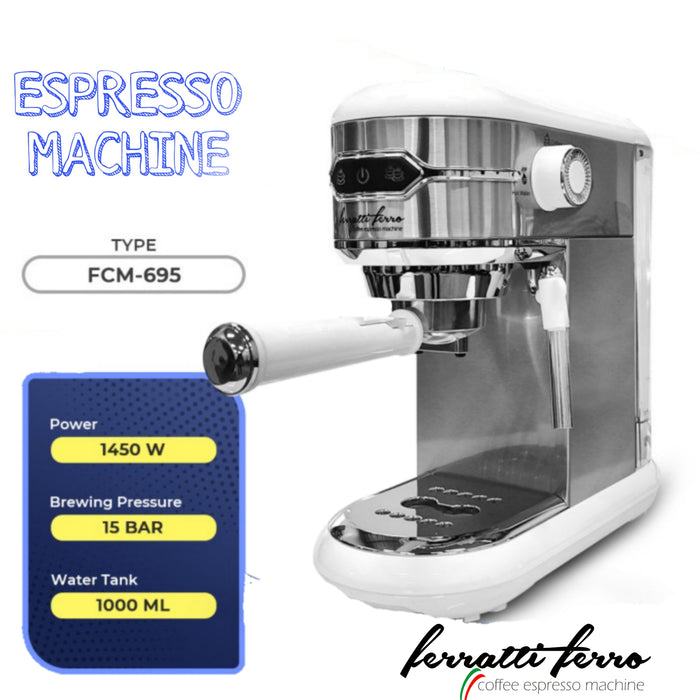 Mesin Kopi Espresso / Espresso Machine Ferratti Ferro FCM695