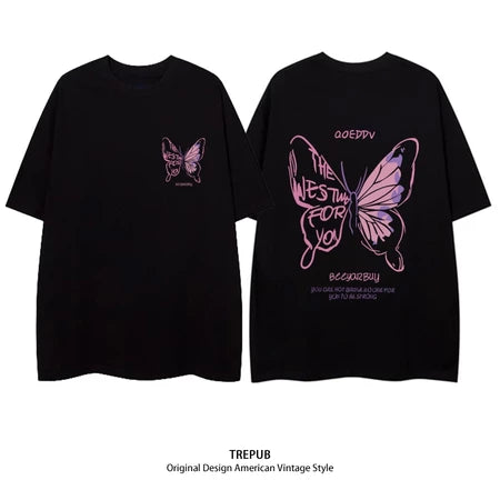 TREPUB.T-shirt Oversize Drink box Baju Kaos Korean Style | Pria Wanita /129