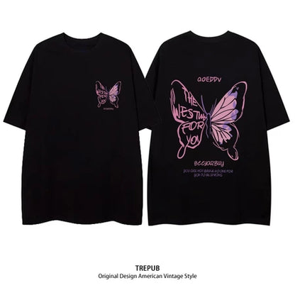 TREPUB.T-shirt Oversize Drink box Baju Kaos Korean Style | Pria Wanita /129