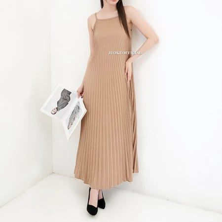 Inner Dress Plisket Mayung / Dress Polos Plisket / Inner Plisket / Dress Mayung / Dress Plisket / Inner Pleated Dress