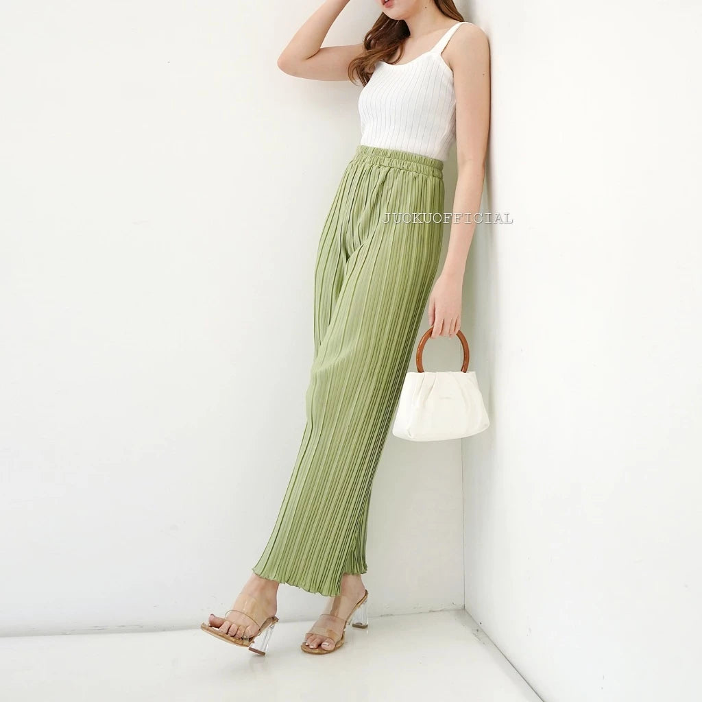 Celana Kulot Plisket BB Wavy / Kulot BB / Pleated Cullote Pants / Pleated Pants