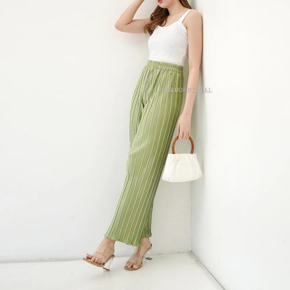 Celana Kulot Plisket BB Wavy / Kulot BB / Pleated Cullote Pants / Pleated Pants
