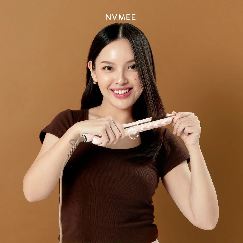 NVMEE - Catokan Pelurus Rambut Saturn Hair Styler Mudah Digunakan