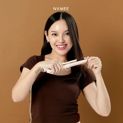 NVMEE - Catokan Pelurus Rambut Saturn Hair Styler Mudah Digunakan